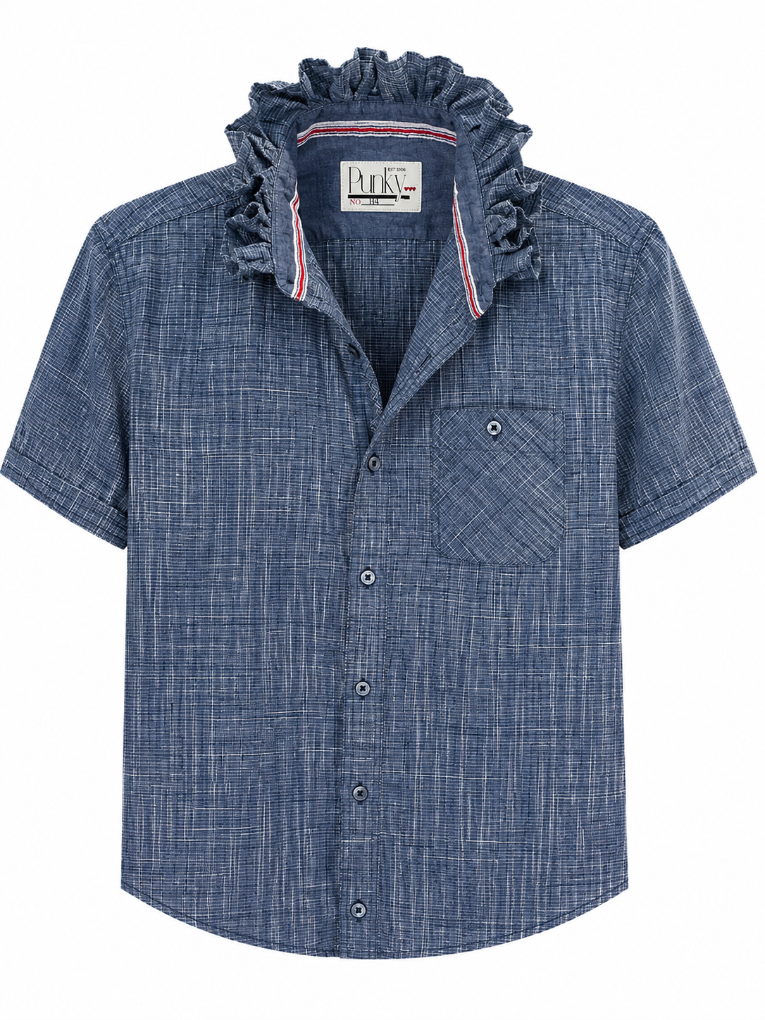 Heathered Blue Short Sleeve