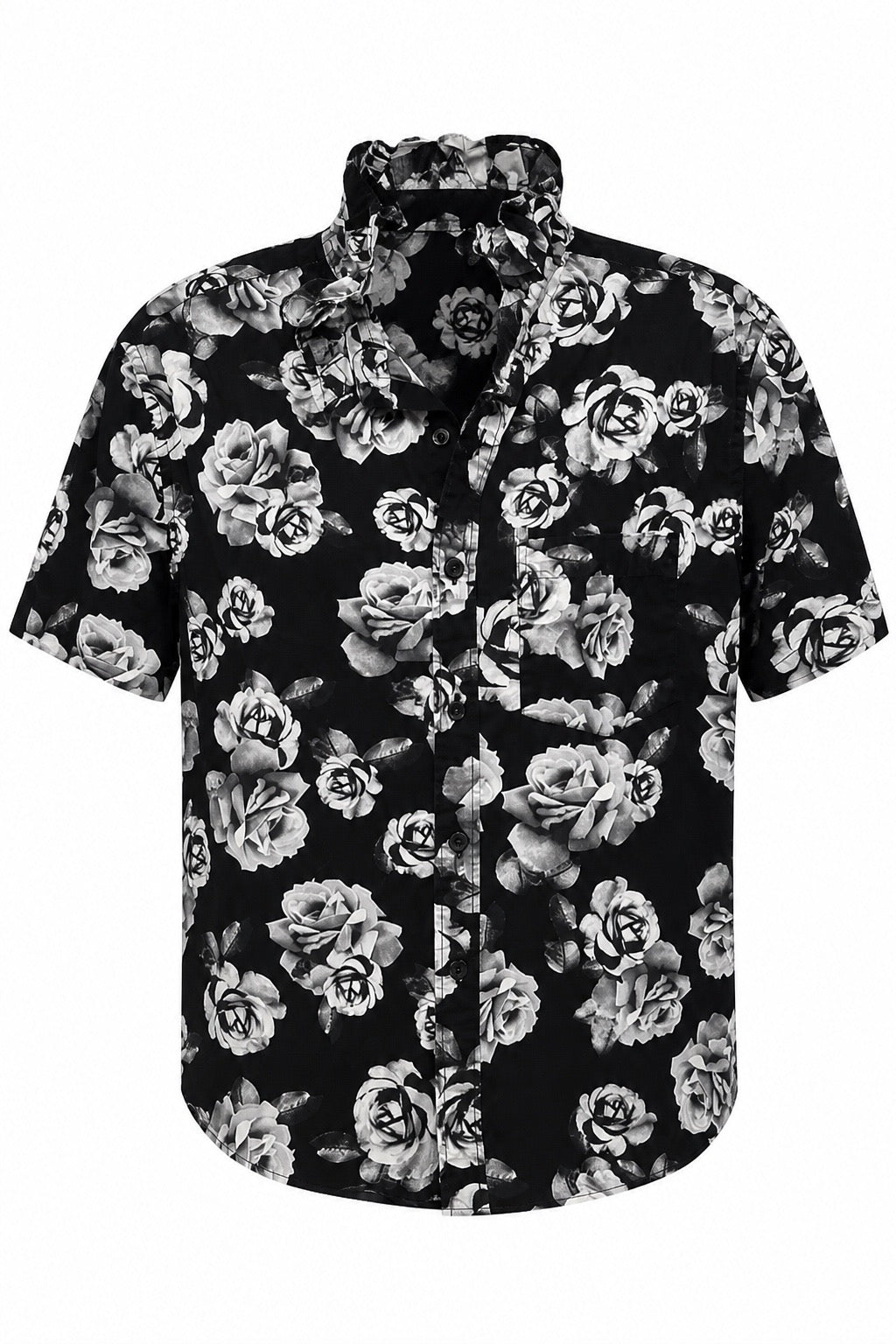 Black and White Floral