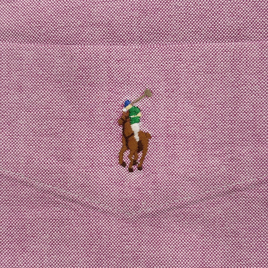Blush Pink Oxford Polo