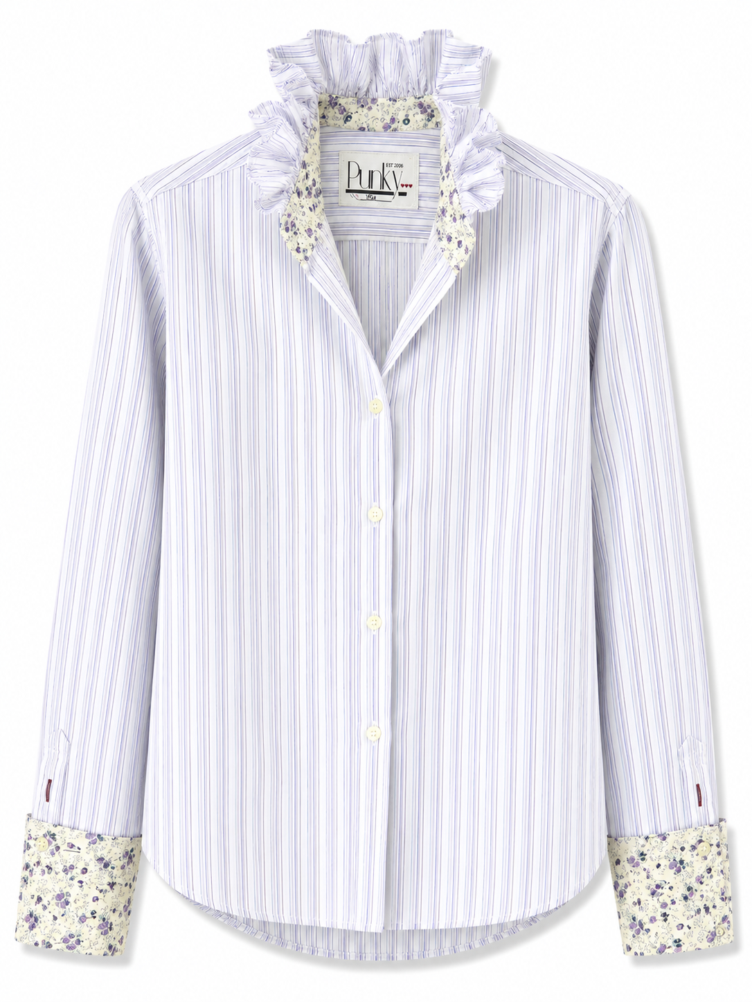 Lavender Olive Stripe Long Sleeve