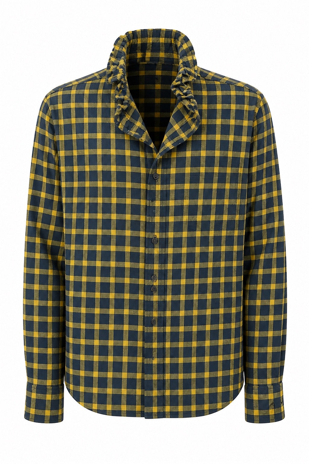 Navy and Gold Flannel