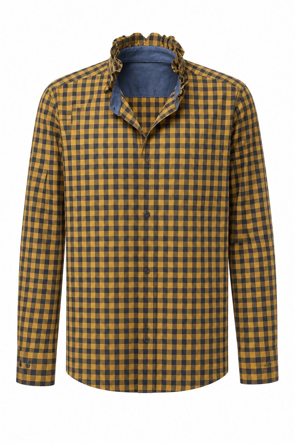 Gold and Navy Buffalo