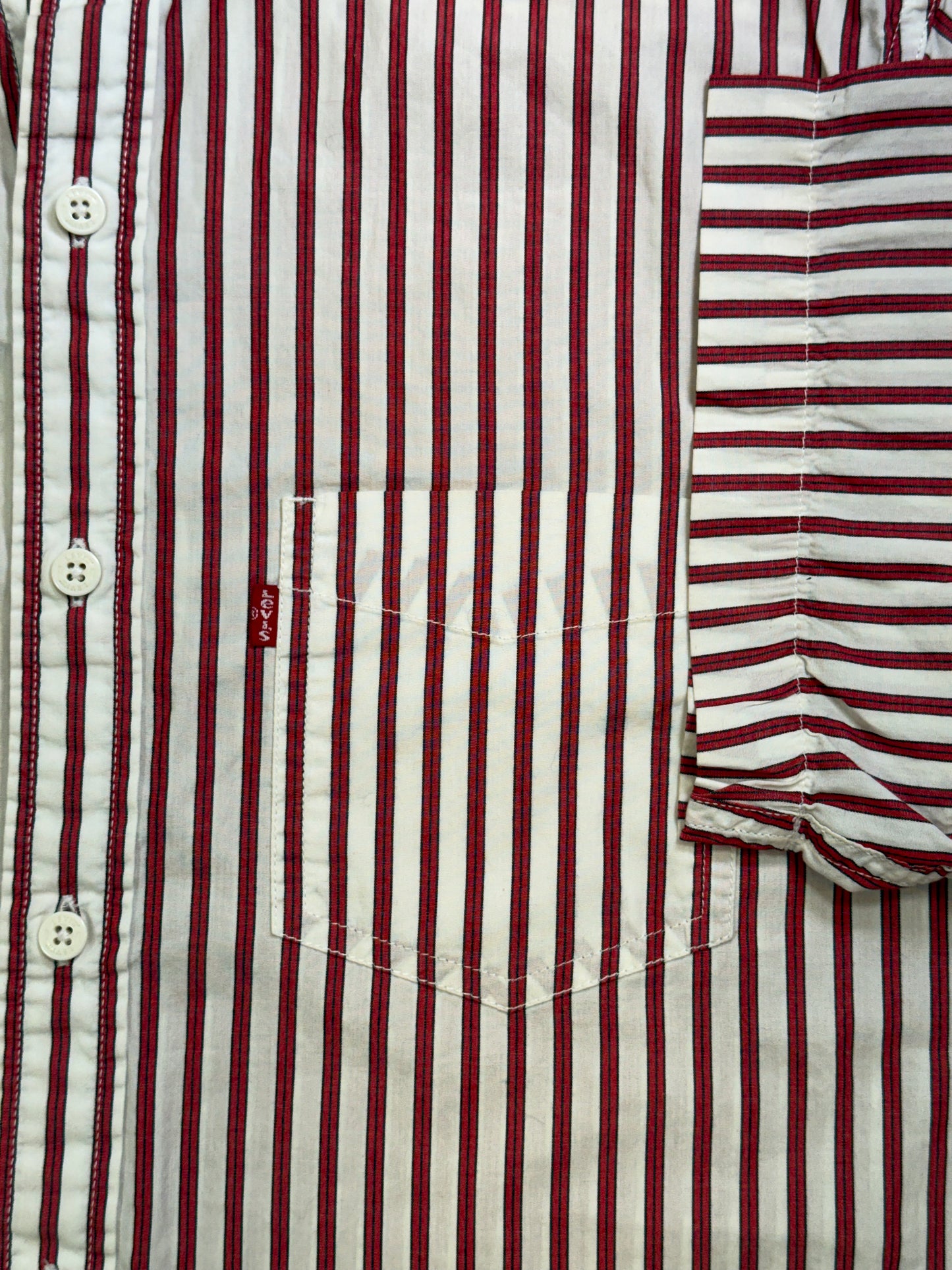 Red, White, and Black Short Sleeve