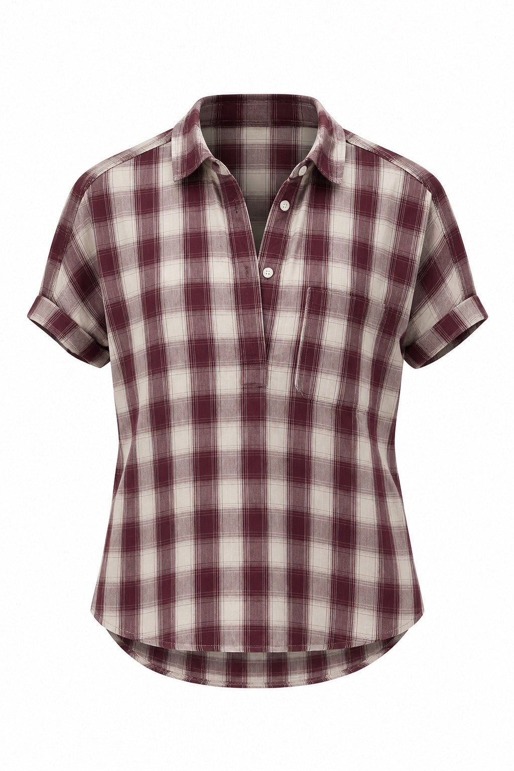 Maroon Henley