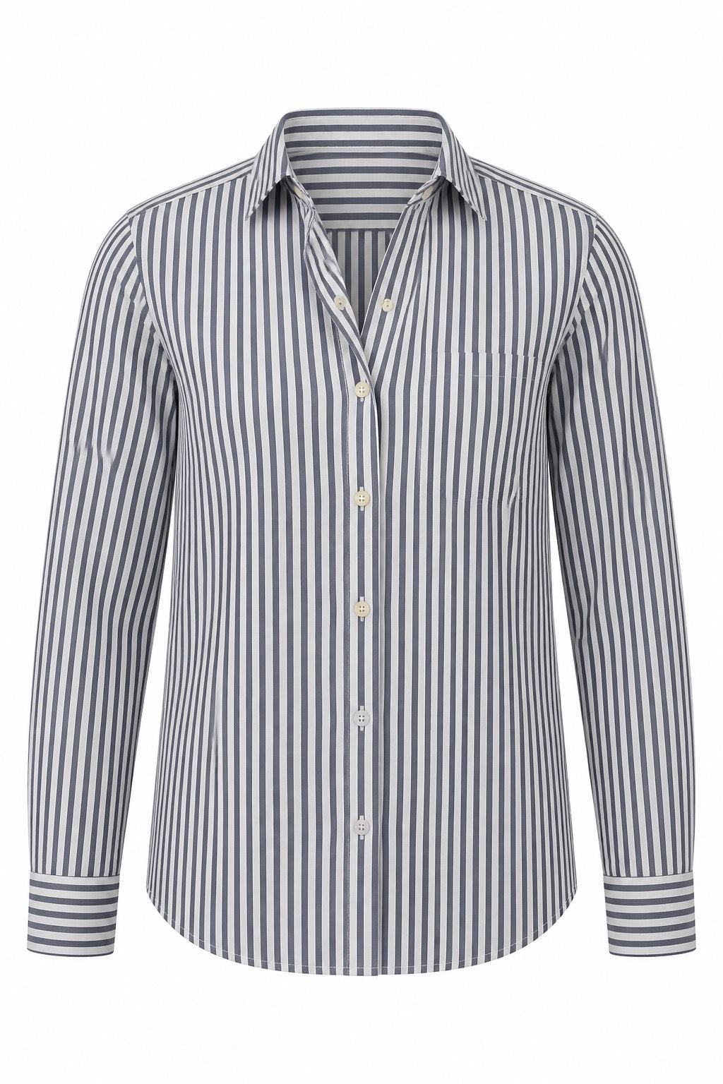 Muted Navy Stripes