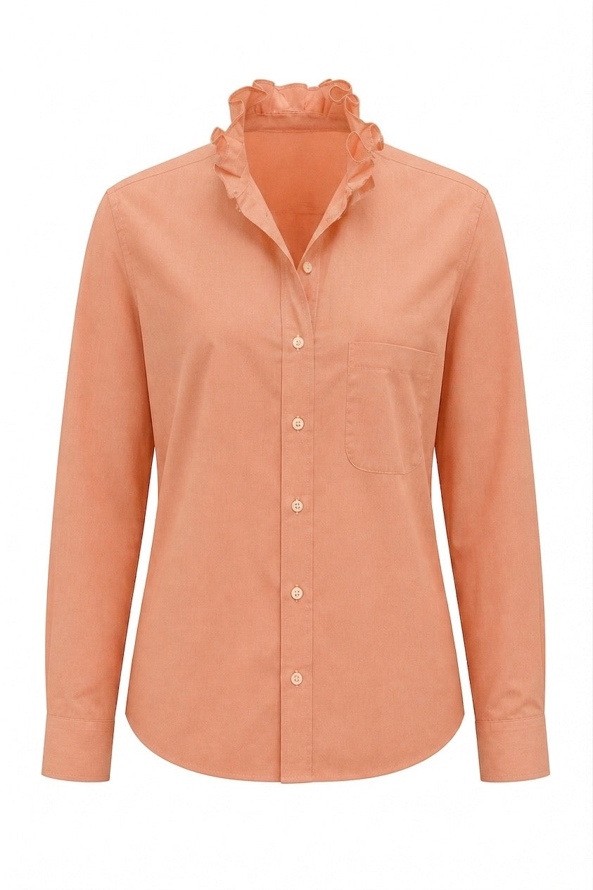 Orange and White Stripe