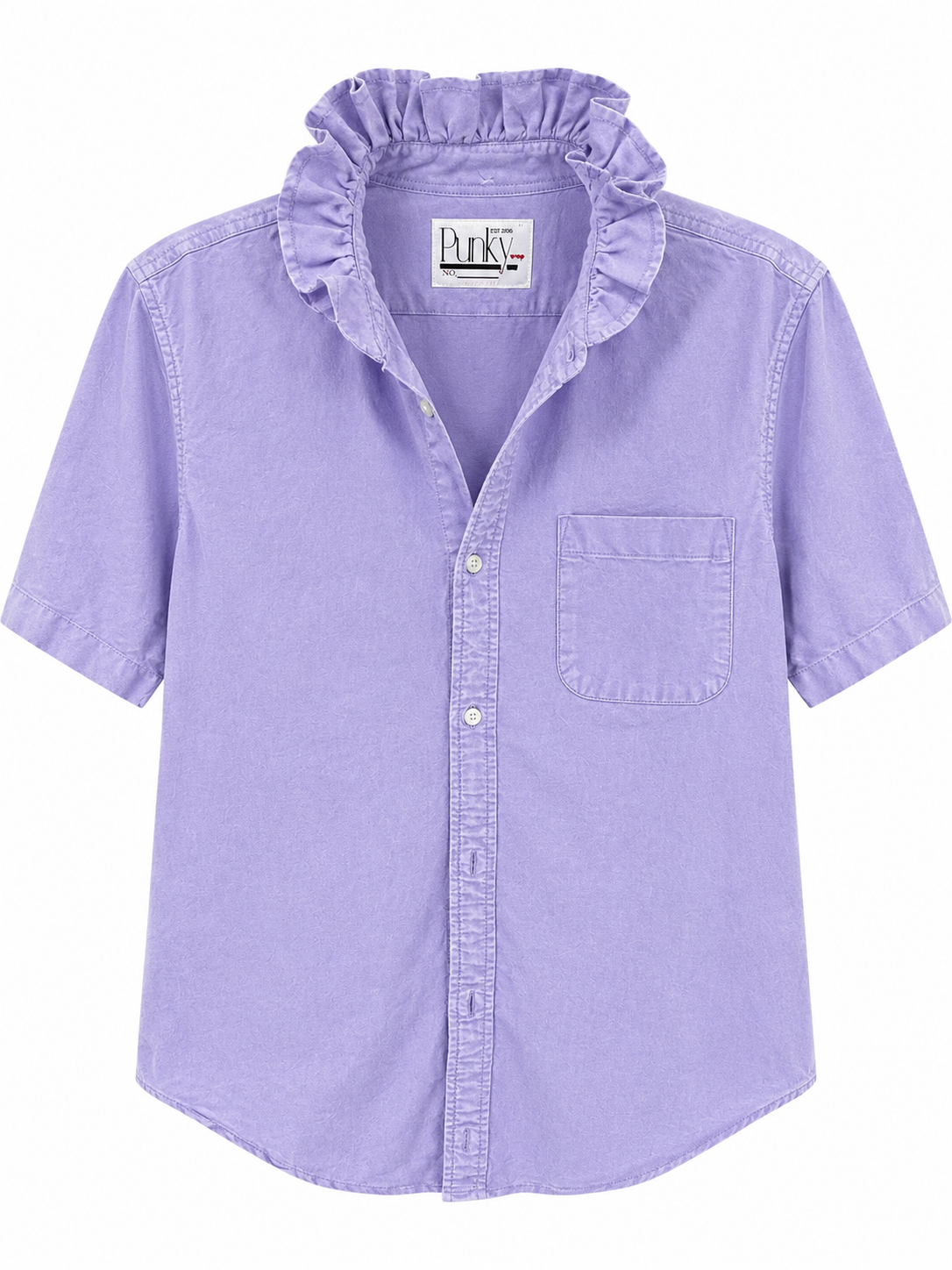Lilac Oxford Short Sleeve