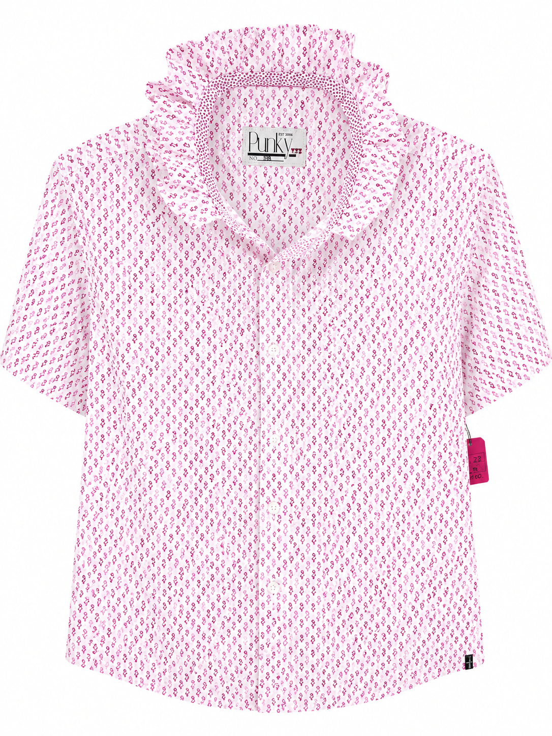 Flamingo Pink Short Sleeve