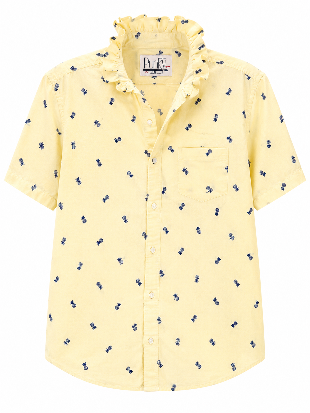 Yellow Pineapple Short Sleeve