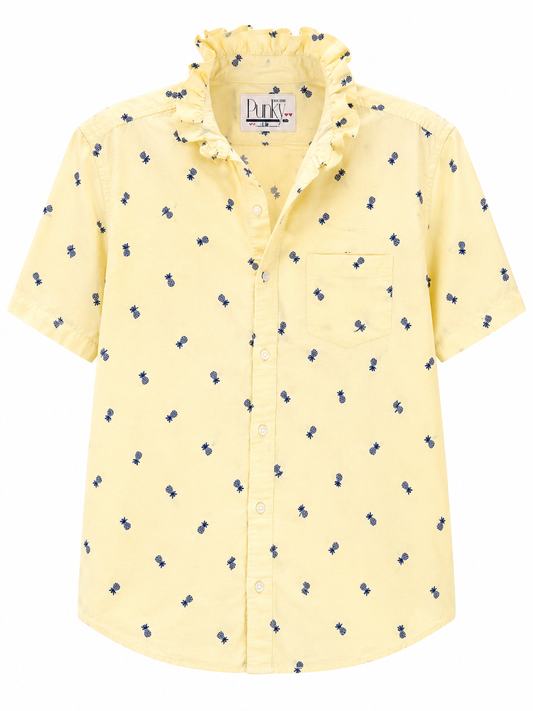 Yellow Pineapple Short Sleeve