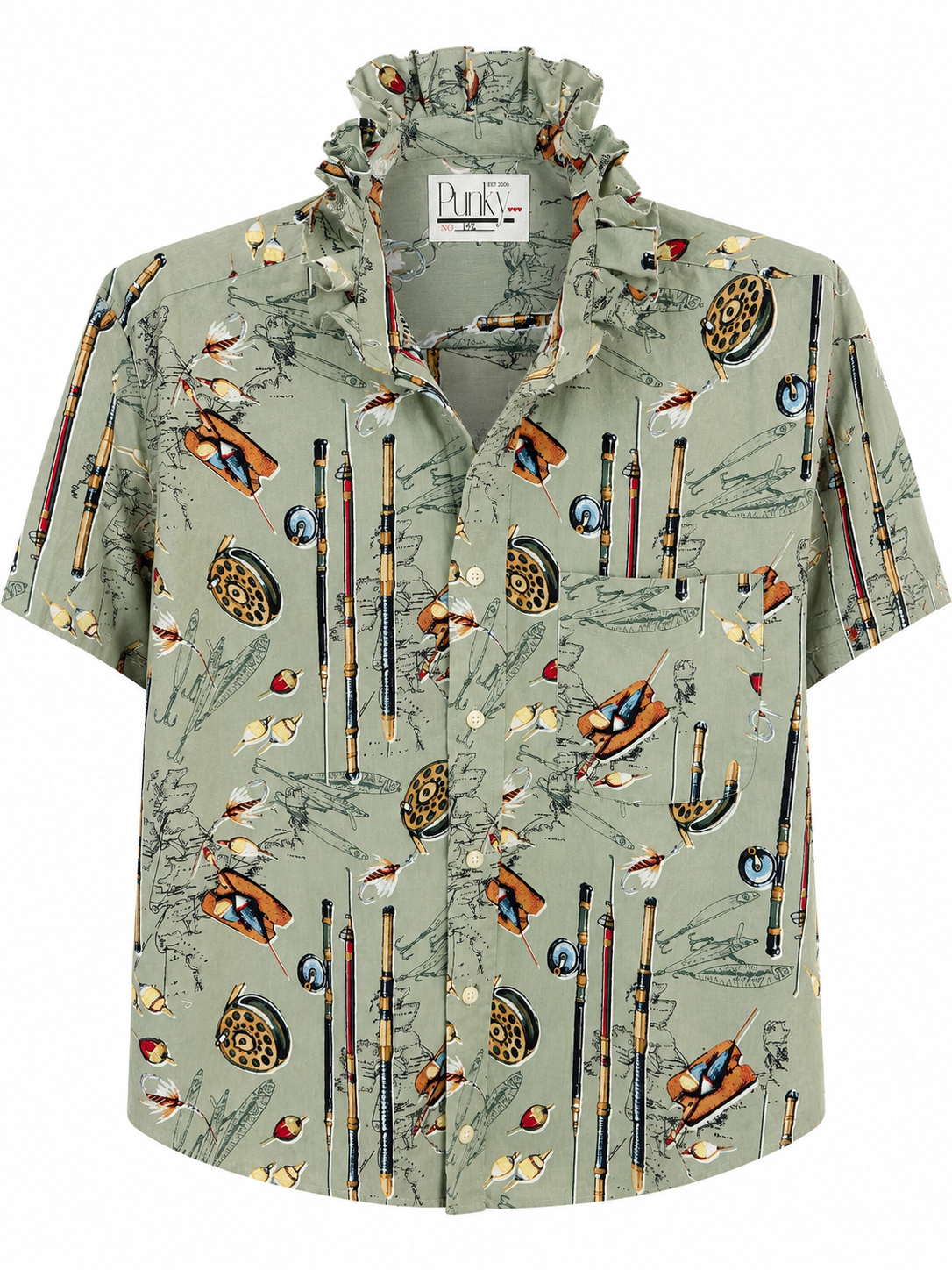 Green Gone Fishing Short Sleeve