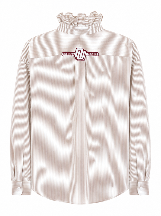 University of Oklahoma Vintage Pinstripe Long Sleeve