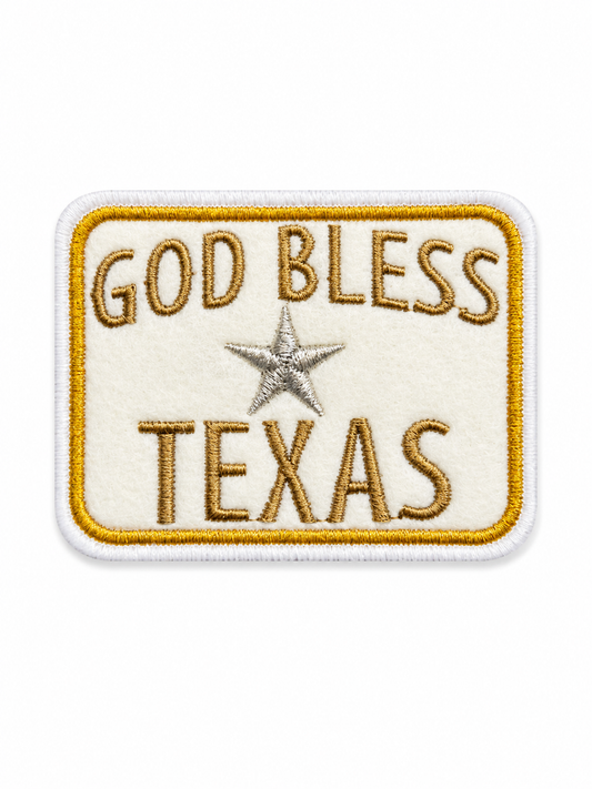 God Bless Texas Patch
