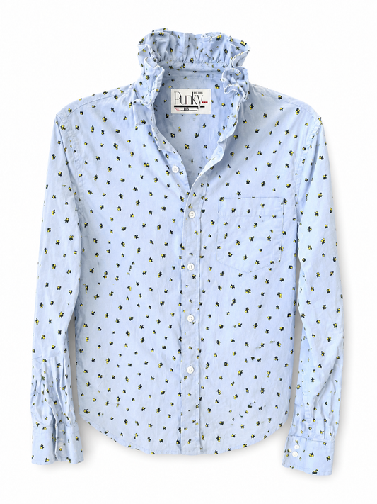 Oxford Blue Lemon Long Sleeve