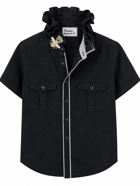 Queen Bee Black Short Sleeve