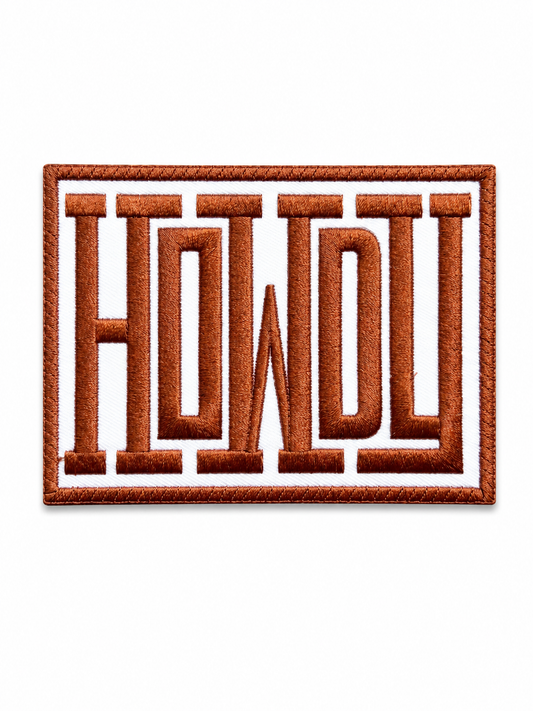 Texas Howdy Patch