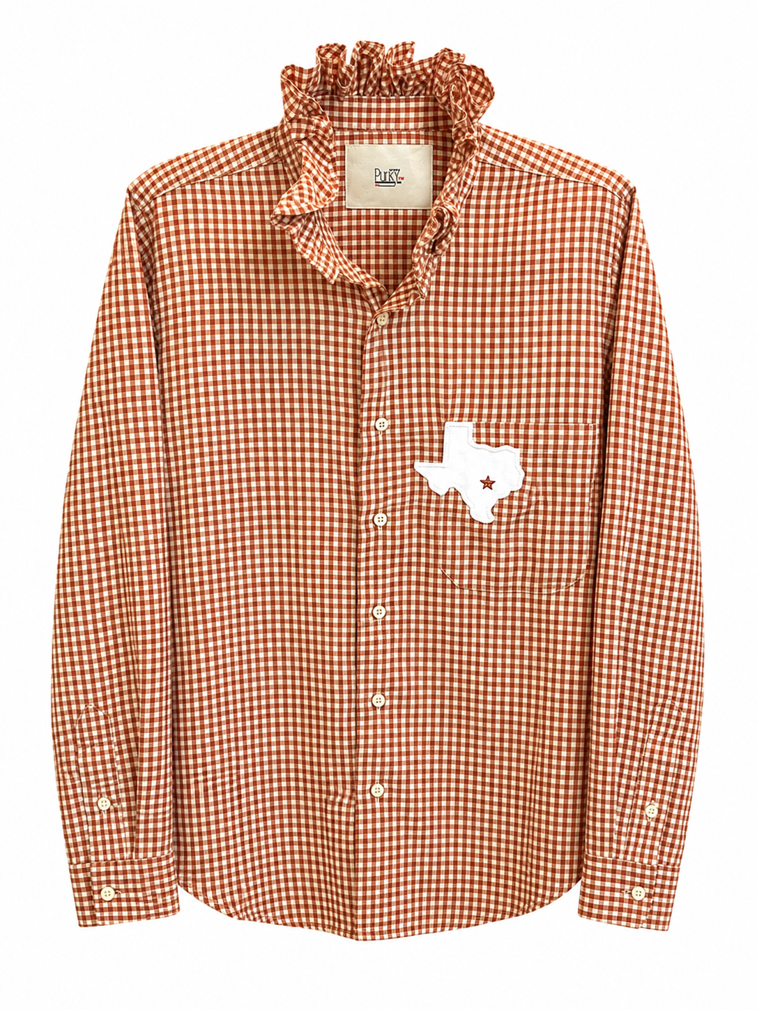 University of Texas Plaid Long Sleeve