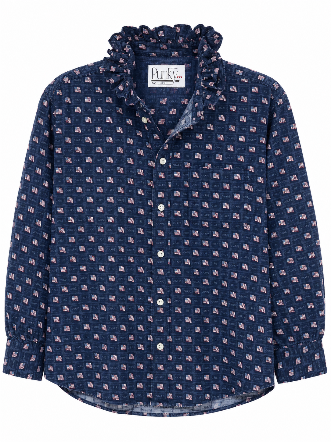 American Flag Ralph Lauren Chaps Long Sleeve