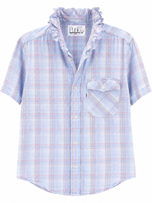 Pastel Plaid Short Sleeve