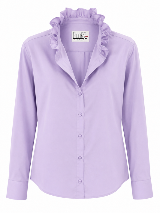 Light Purple Silky Long Sleeve