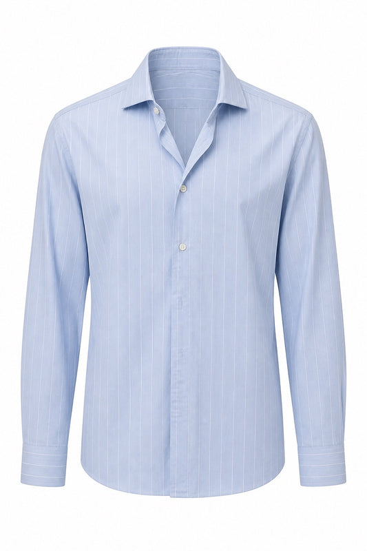Baby Blue Pinstripe