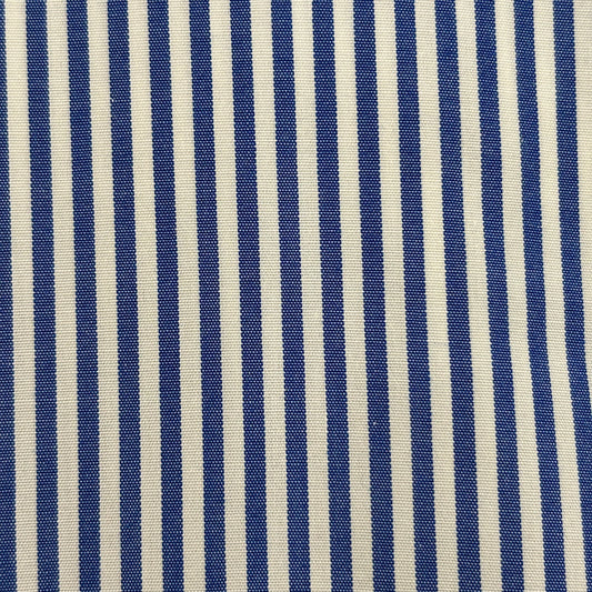 Classic Blue & White Stripes Polo
