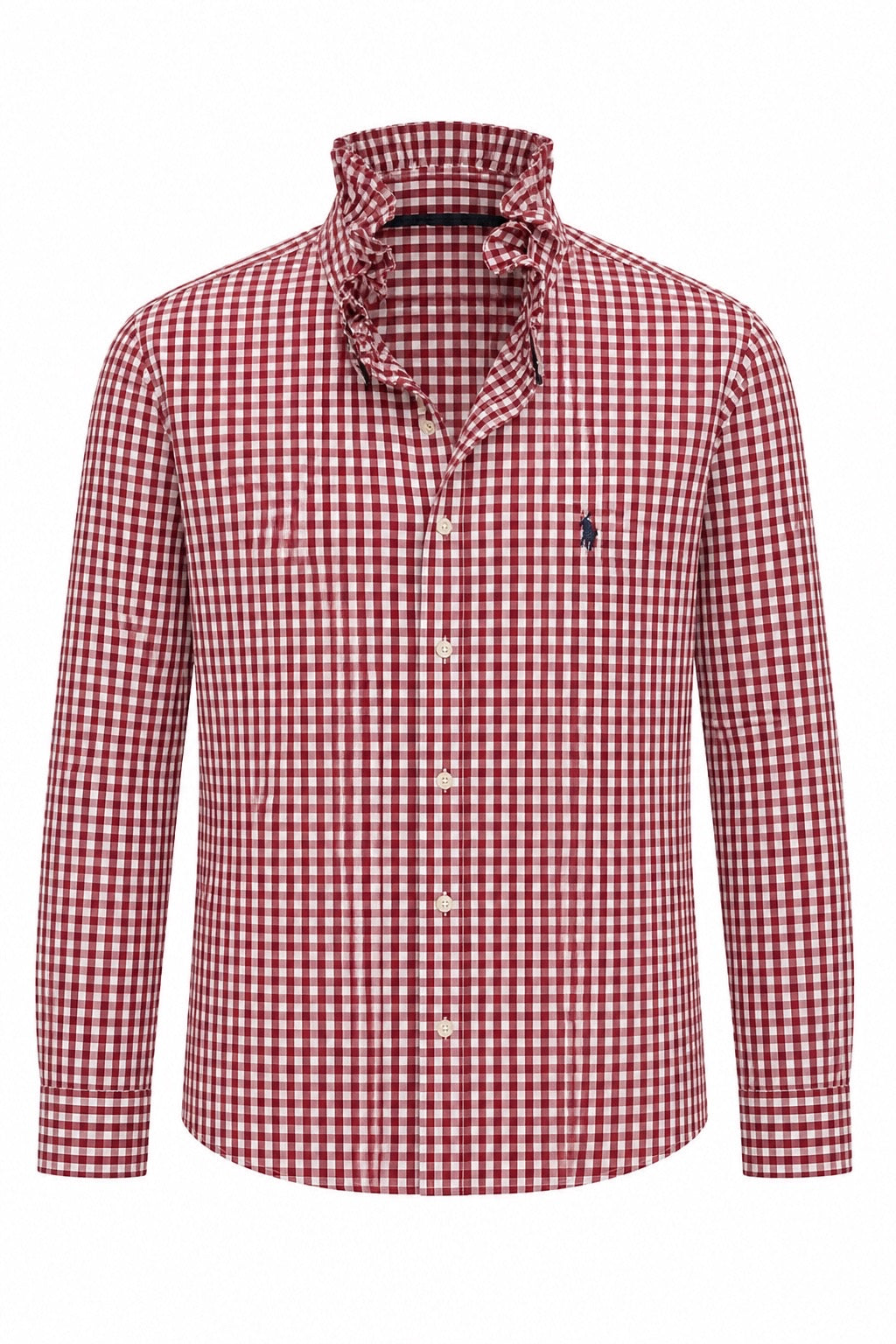 Cranberry Check Polo