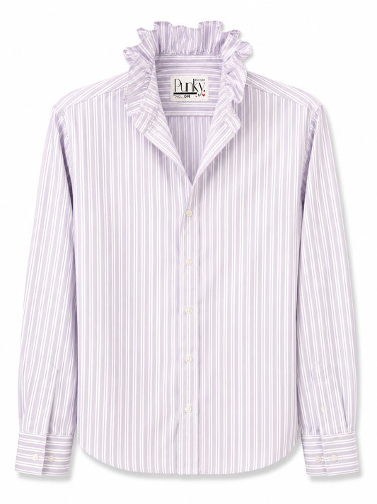 Lavender Stripe Long Sleeve