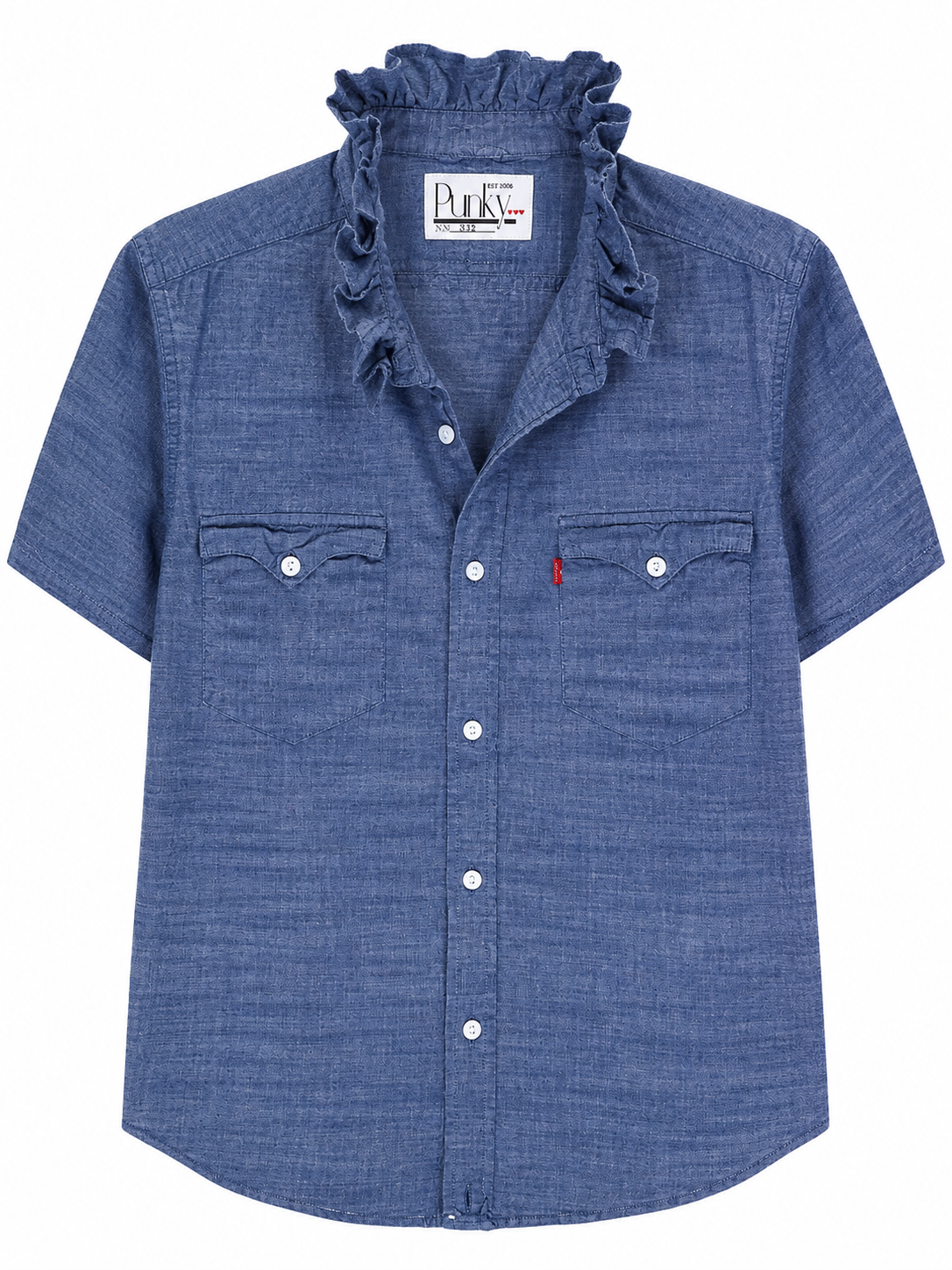 Dark Denim Short Sleeve