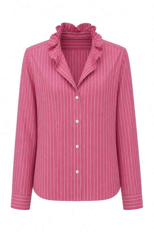 Dolly Striped Pink Polo