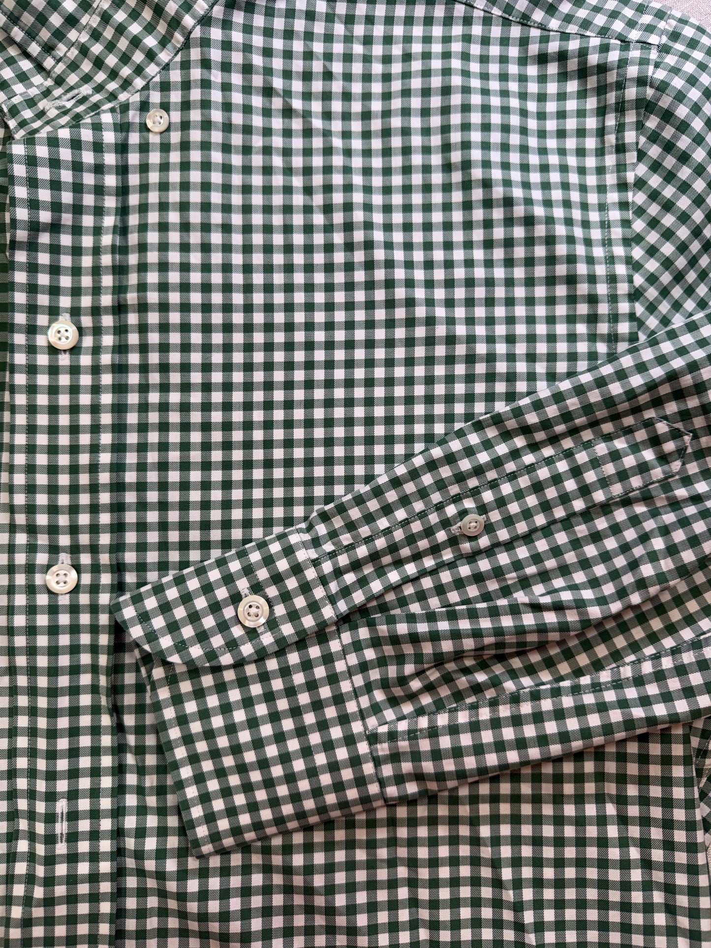 Green Check Long Sleeve