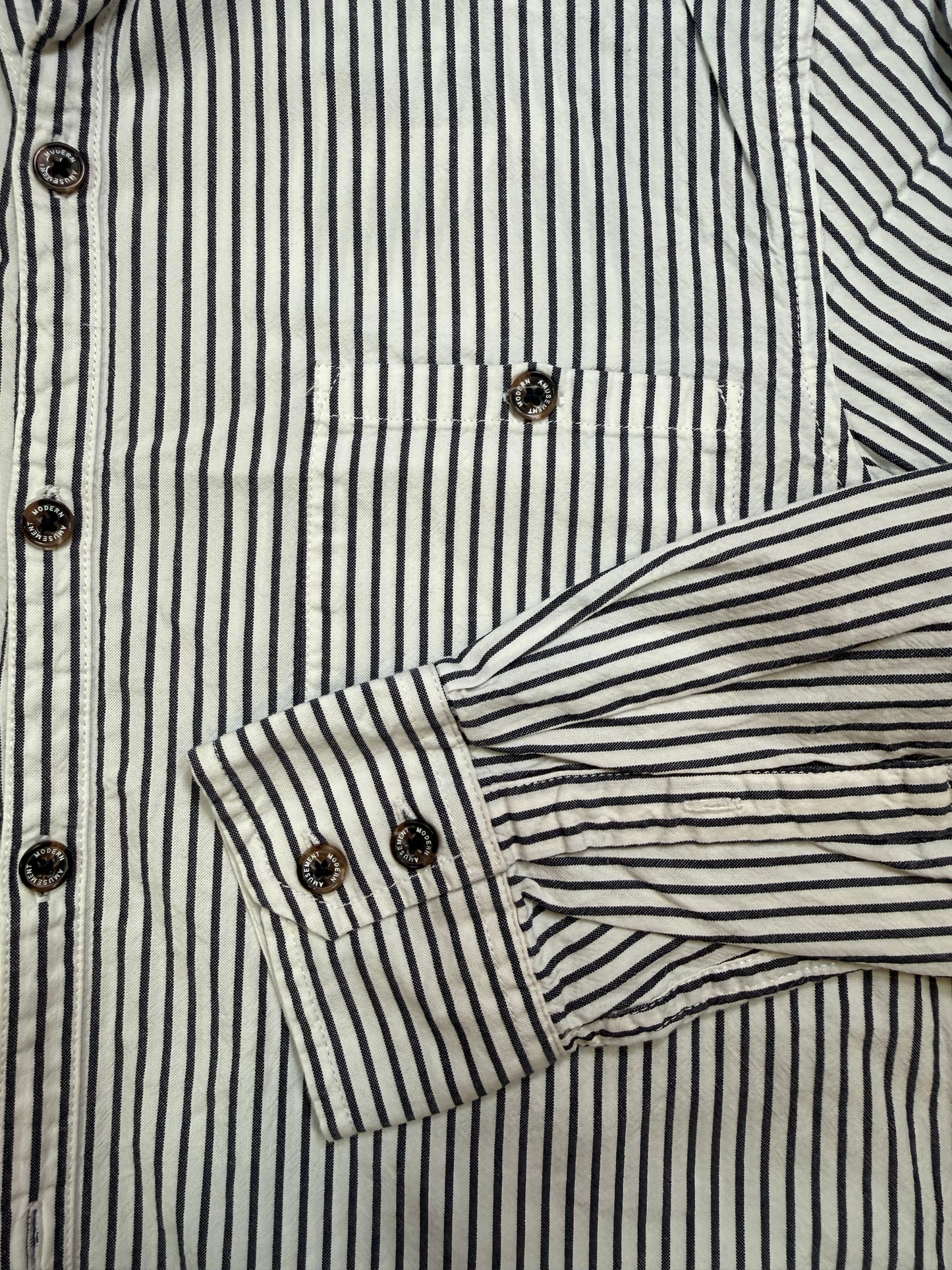 Faded Black Stripe Long Sleeve