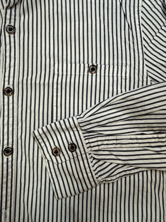 Faded Black Stripe Long Sleeve