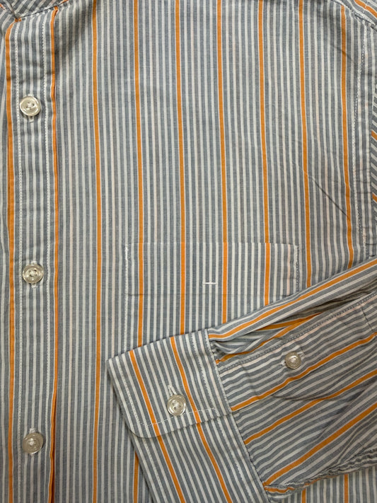 Light Orange and Grey Stripe Long Sleeve