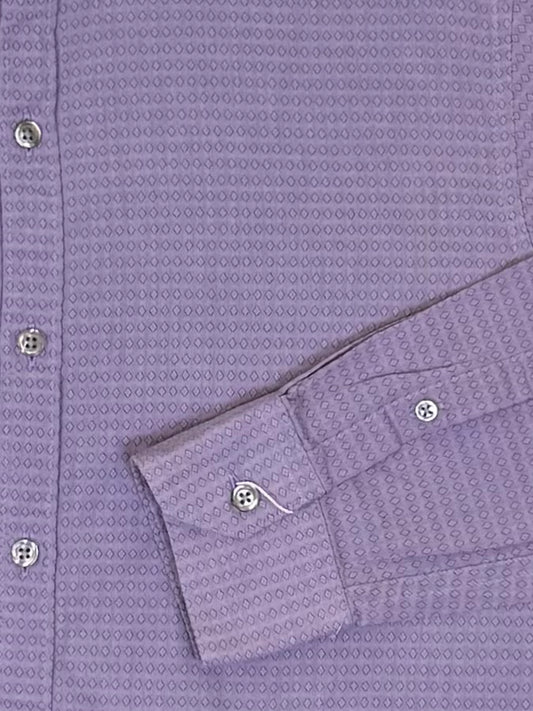 Amethyst Patterened Purple Long Sleeve