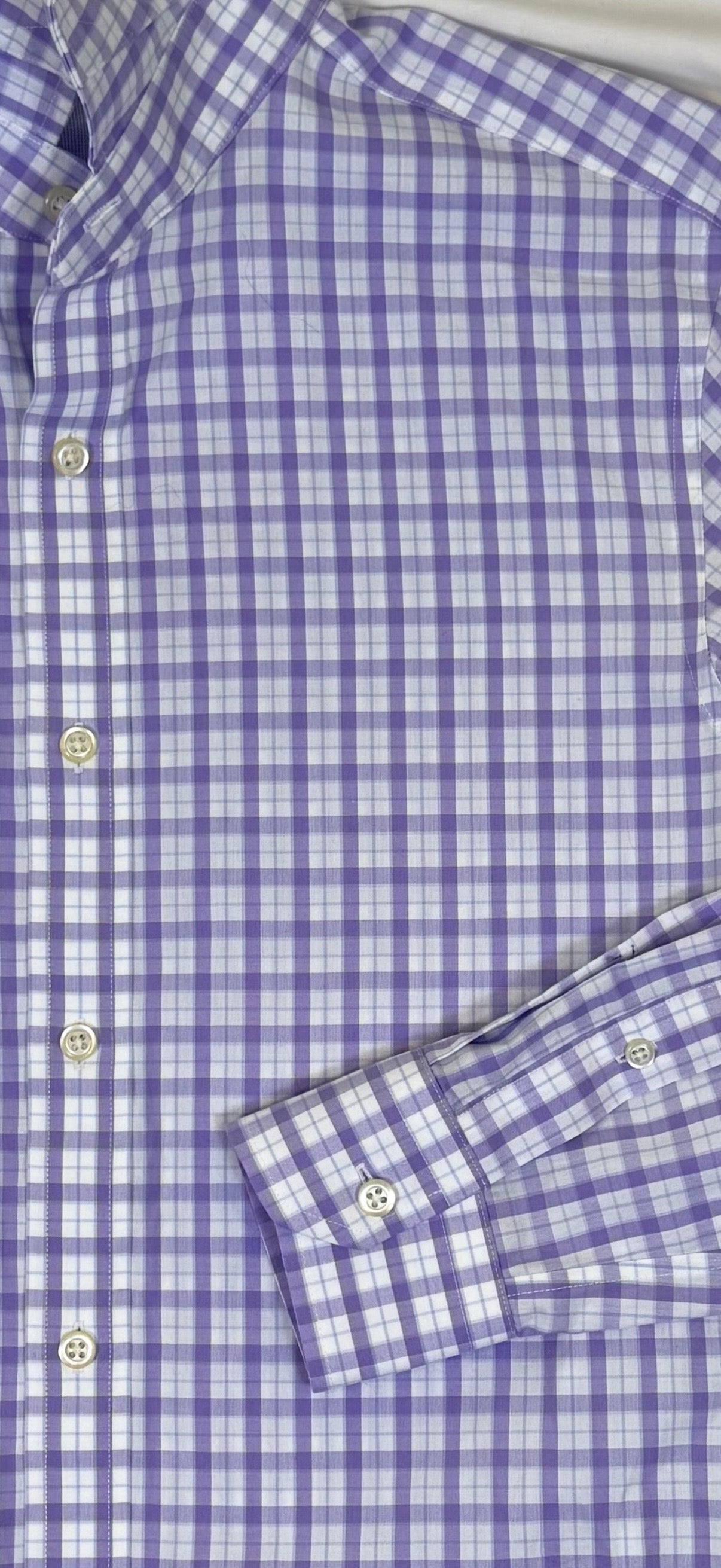 Lilac Checkered Long Sleeve