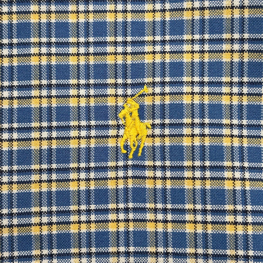 Lemon-Berry Plaid Polo