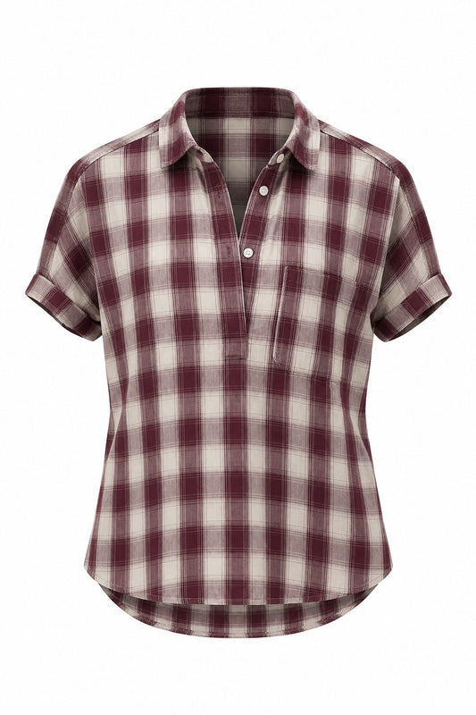 Maroon Henley