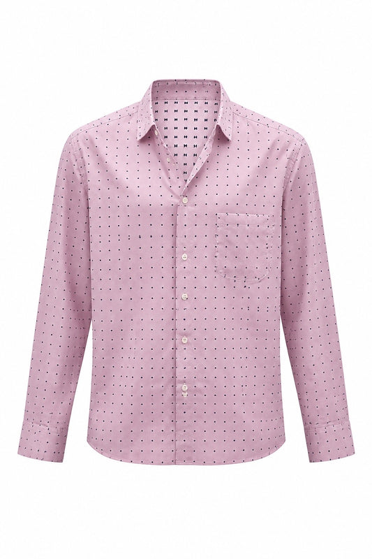 Navy Polka Dot