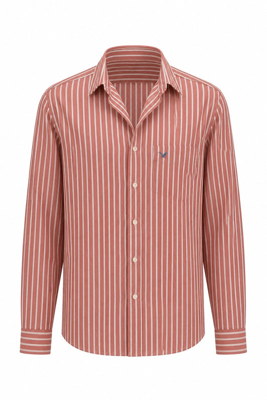 Orange, White and Blue Stripe