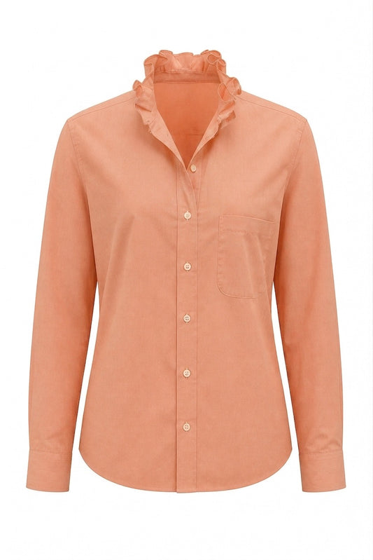 Orange and White Stripe