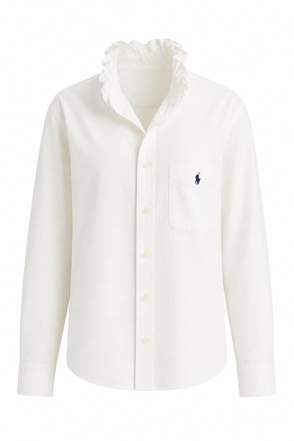 Oversized White Polo