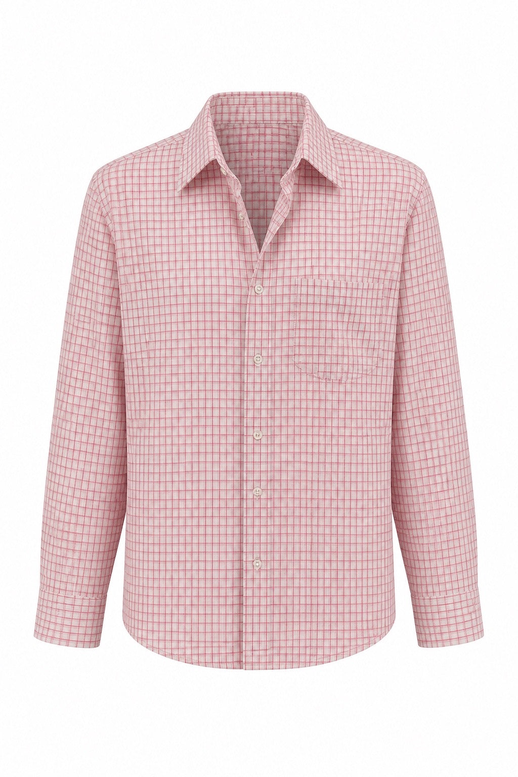 Pink and White Plaid