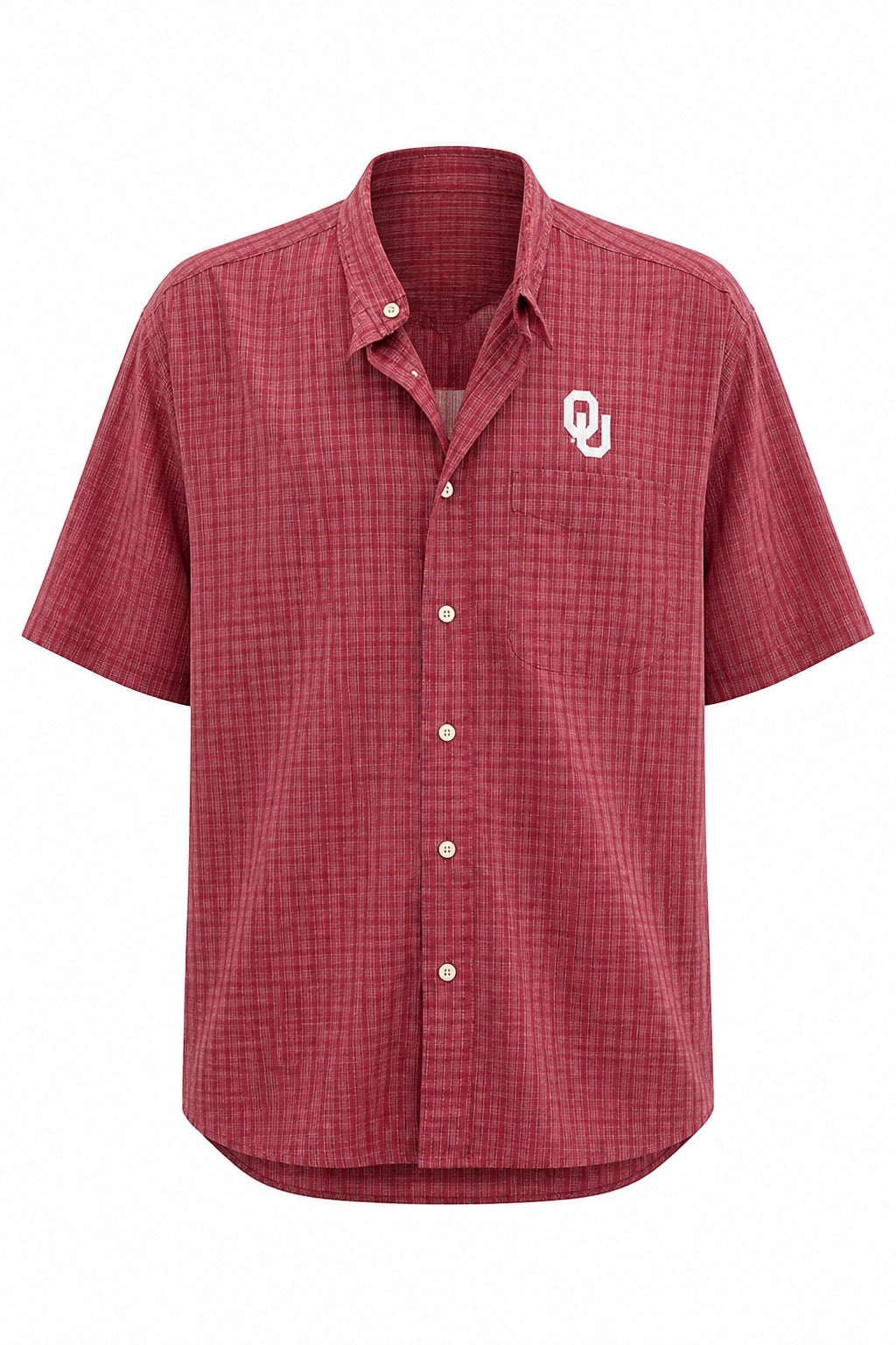 Red and White Tattersall Check