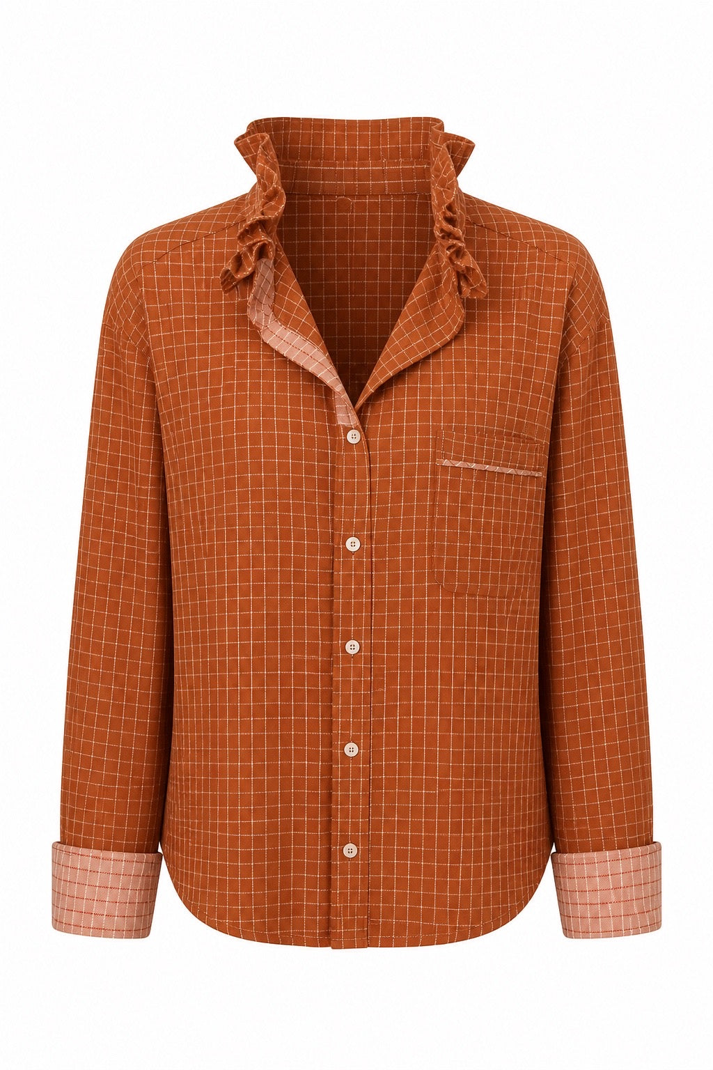 Reverse Cuff Orange + Howdy Patch