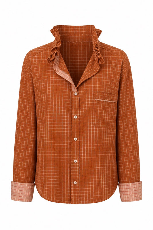 Reverse Cuff Orange + Howdy Patch