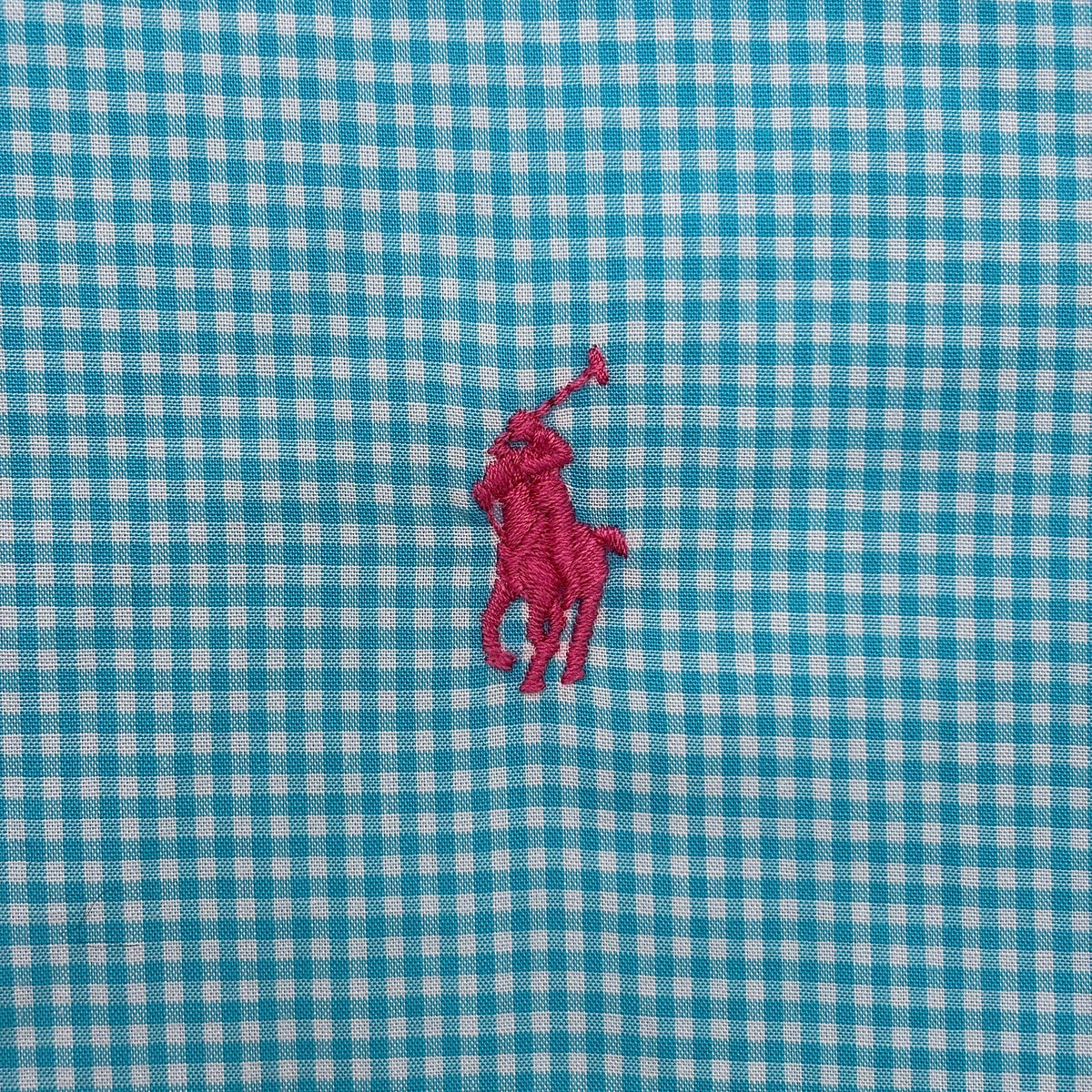 Spearmint Gingham Polo