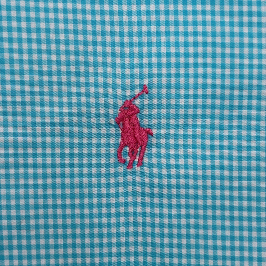 Spearmint Gingham Polo